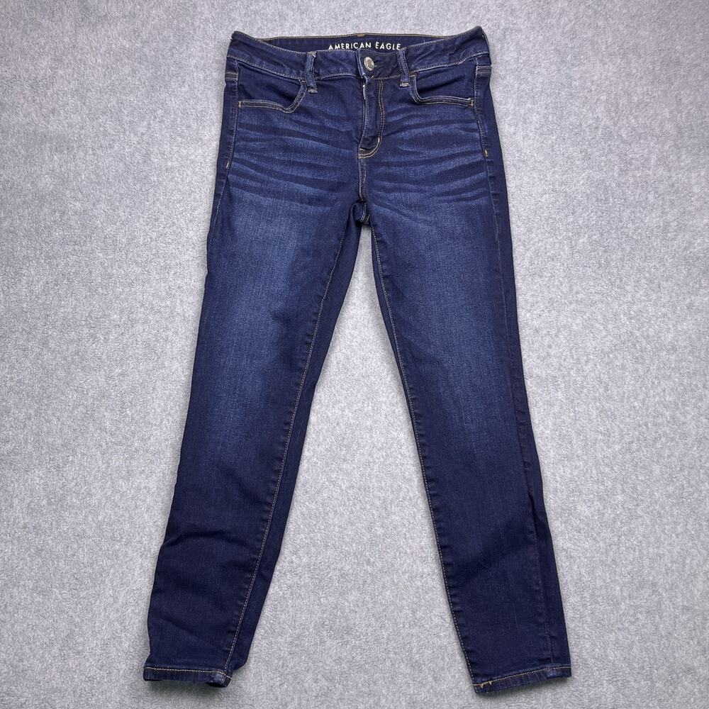 american eagle outfitters jegging womens 10 blue next level stretch